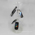 Round Floor Acrylic Mobile Phone Display Stands